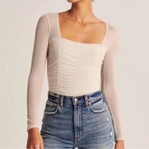 Abercrombie Ruched Bodysuit